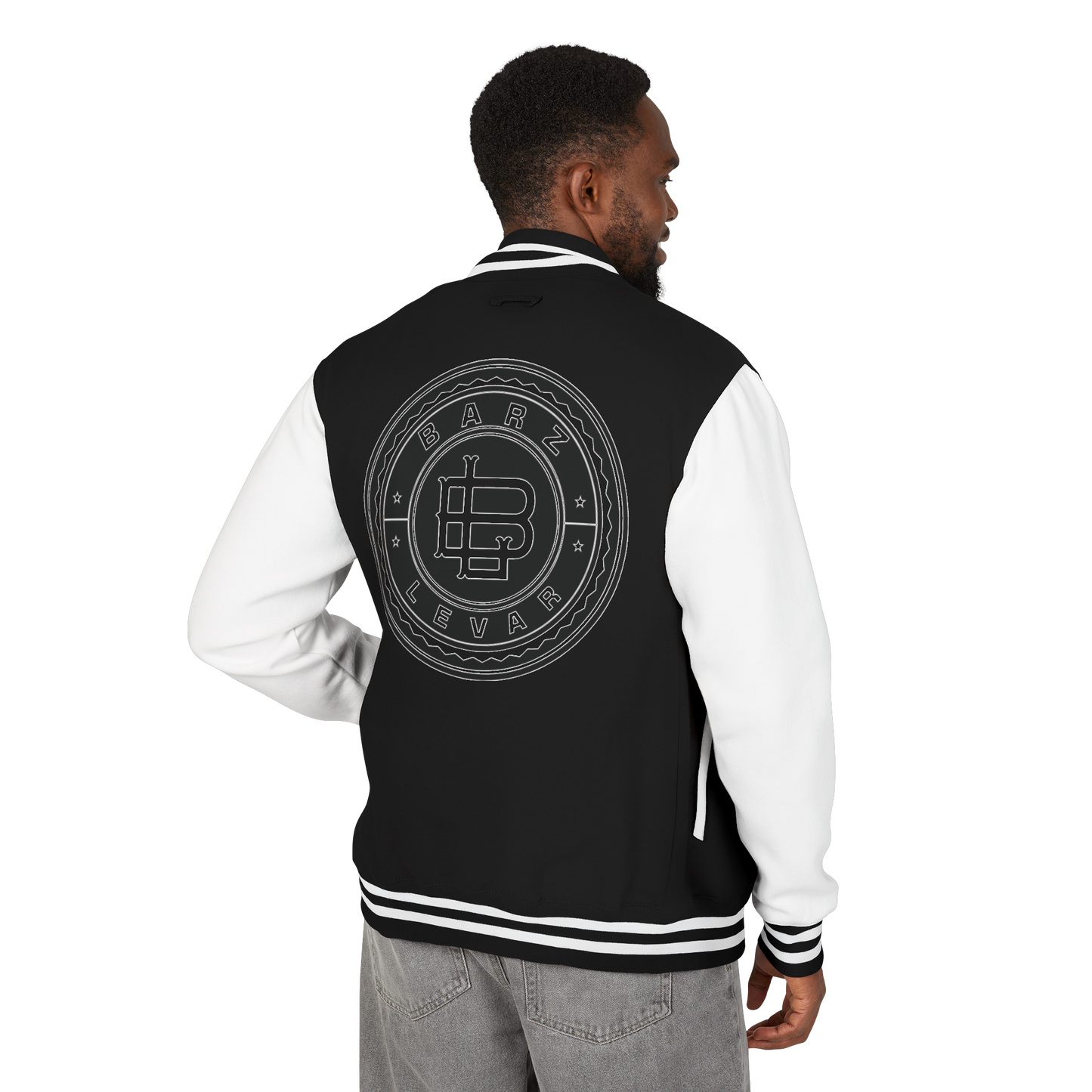 BWL Monogram Shield Letterman Jacket
