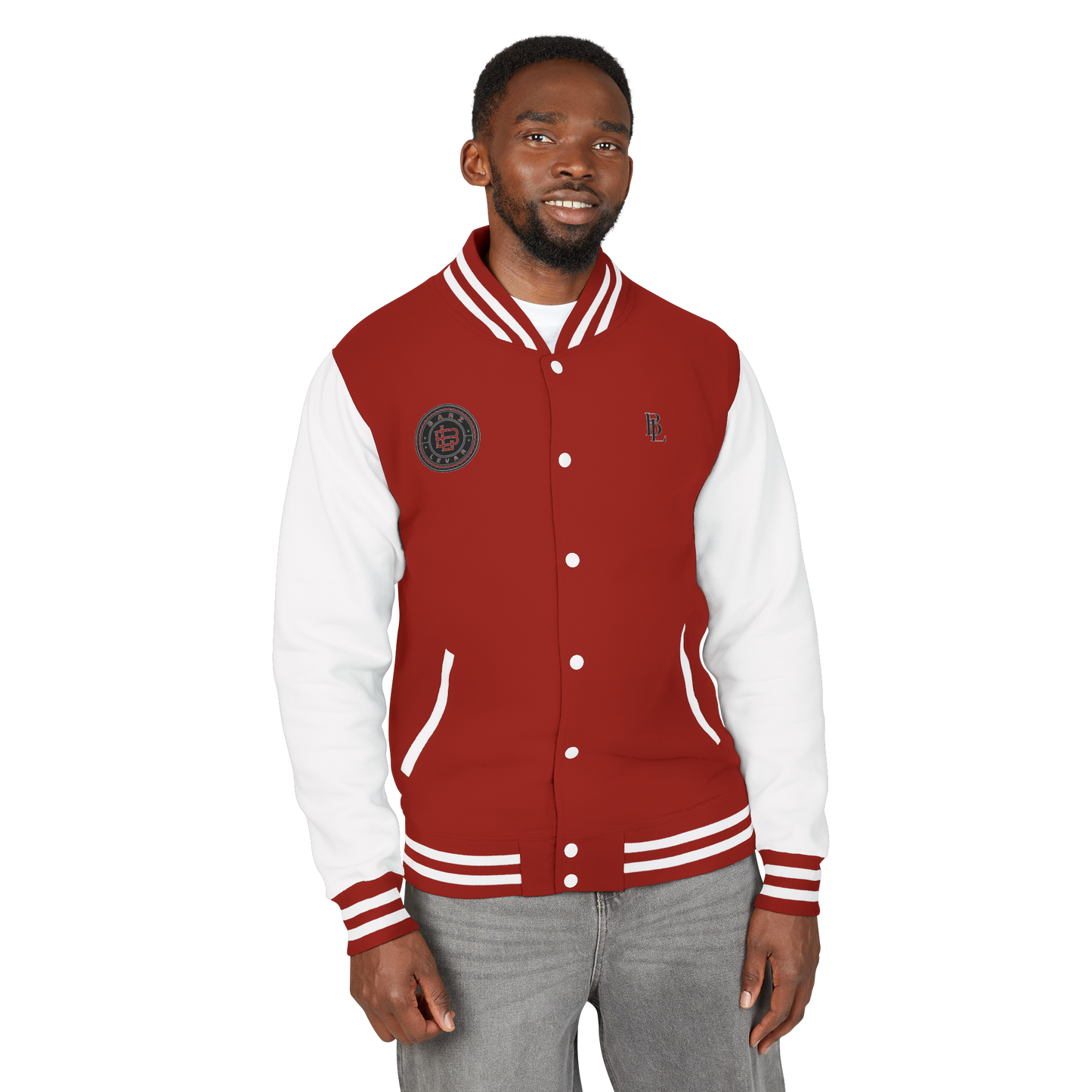 BWL Monogram Shield Letterman Jacket