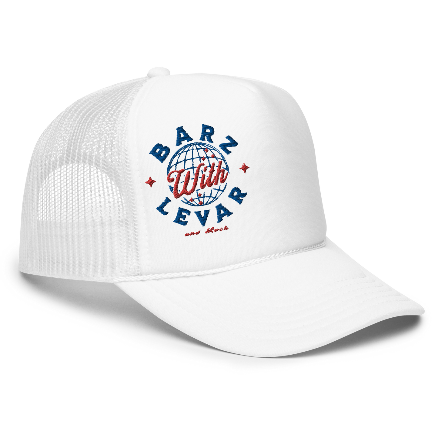 BWL&R Globe logo Foam trucker hat