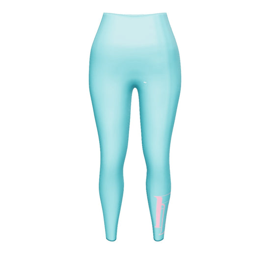 BWL Monogram Pink/White Leggings